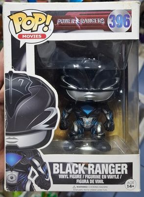 SJ Black Ranger Figura Funko Pop Power Rangers Caja Danada
