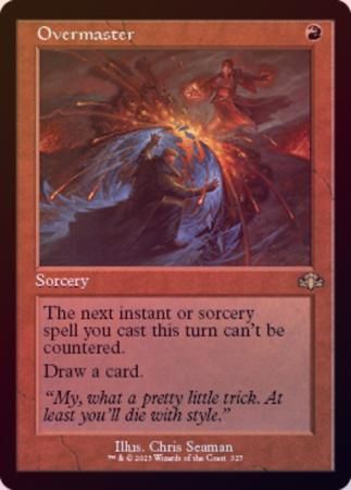 Overmaster 327 - Retro Frame Foil Dominaria Remastered Collector Booster Foil Singles