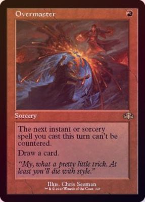 Overmaster 327 - Retro Frame Foil Dominaria Remastered Collector Booster Foil Singles