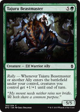 Tajuru Beastmaster 193/274 Battle for Zendikar Singles