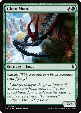 Giant Mantis 173/274 - Battle for Zendikar Singles