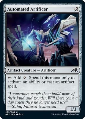 Automated Artificer 239/302 Kamigawa Neon Dynasty Singles (espanol)