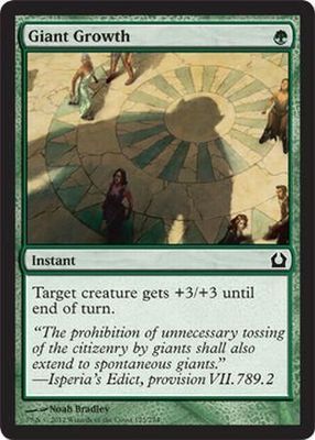Giant Growth 125/274 - Return to Ravnica Singles