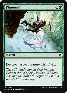 Plummet 184/274 - Battle for Zendikar Singles