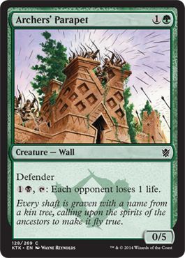 Archers&#39; Parapet 128/269 - Khans of Tarkir Singles
