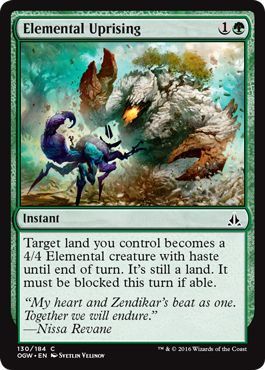 Elemental Uprising 130/184 Oath of the Gatewatch Singles (Coreano)