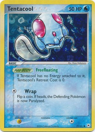 Tentacool - 77/101 - Common Reverse Holo
Ex Hidden Legends Reverse Holo Singles