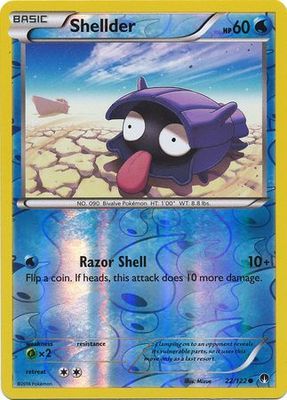 Shellder - 22/122 - Common Reverse Holo
XY: Breakpoint Reverse Holo Singles