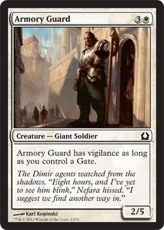 Armory Guard
Return to Ravnica Singles