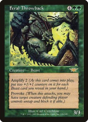 Feral Throwback - Legions (LGN)