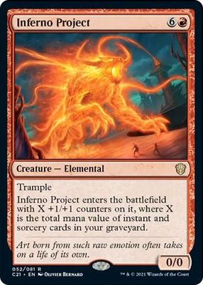 Inferno Project 052
Commander 2021 Singles