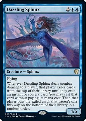 Dazzling Sphinx 025
Commander 2021 Singles (Español)