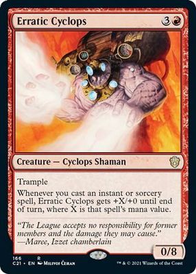 Erratic Cyclops 166
Commander 2021 Singles (Español)