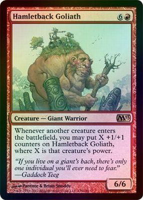 Hamletback Goliath - Foil
Magic 2013 (M13) Foil Singles (Español)