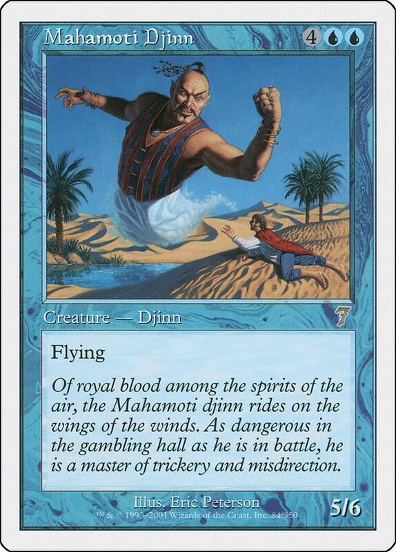 Mahamoti Djinn 84/350 - 7th Edition (7ED) *Dañada*