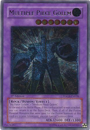 SJ Ultimate Rare - Multiple Piece Golem - TDGS-EN038 1st Edition
The Duelist Genesis [TDGS] 1st Edition Singles