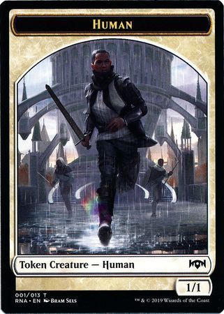 Human Token 001/013
Ravnica Allegiance Singles (Español)