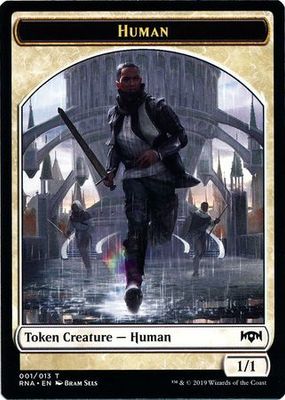 Human Token 001/013
Ravnica Allegiance Singles (Español)