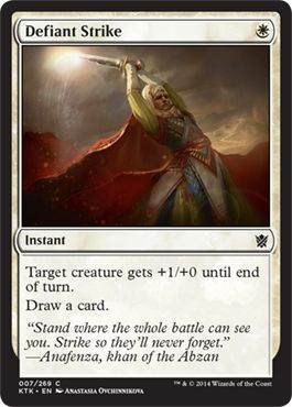 Defiant Strike 007/269
Khans of Tarkir Singles (Español)