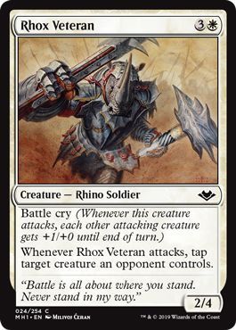 Rhox Veteran 024/254 - Modern Horizons Singles