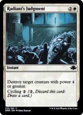 Radiant&#39;s Judgment 021/261
Dominaria Remastered Singles