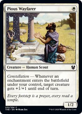 Pious Wayfarer 032/254 - Theros: Beyond Death Singles