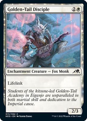 Golden-Tail Disciple 015/302 - Kamigawa Neon Dynasty Singles (Español)