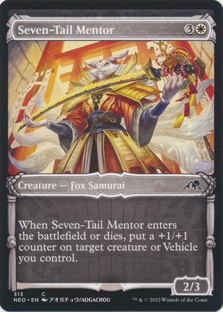 Seven-Tail Mentor (Showcase) 313 - Kamigawa: Neon Dynasty (NEO)