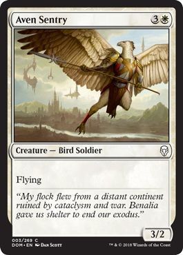 Aven Sentry 003/269 - Dominaria Singles