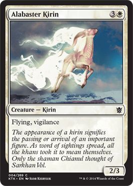 Alabaster Kirin 004/269 Khans of Tarkir Singles