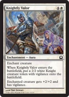 Knightly Valor 13/274 - Return to Ravnica Singles (Español)