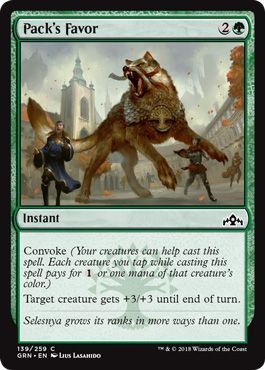 Pack&#39;s Favor 139/259 - Guilds of Ravnica Singles (Español)