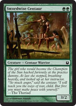 Swordwise Centaur 142/165 - Born of the Gods Singles (Español)