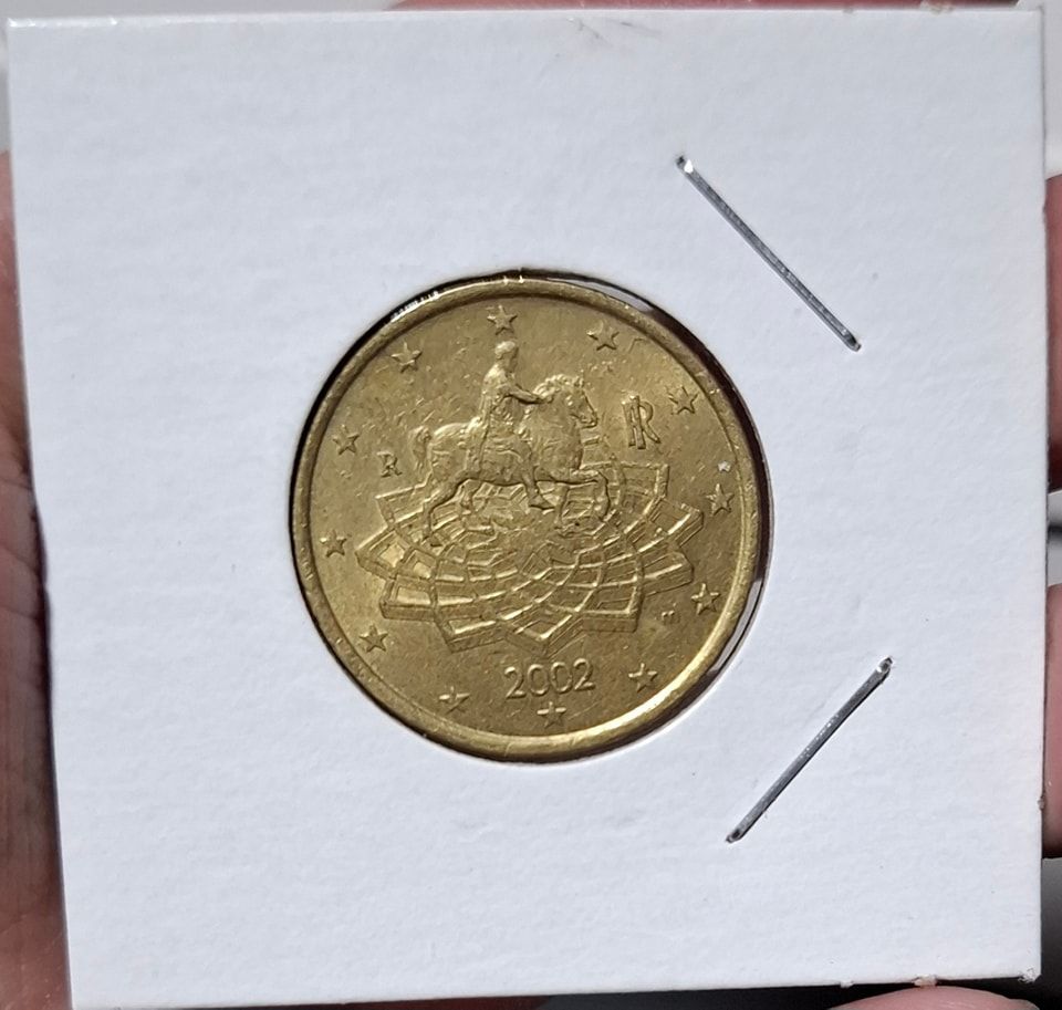 BA13 50 Centavos de Euros 2002 Moneda