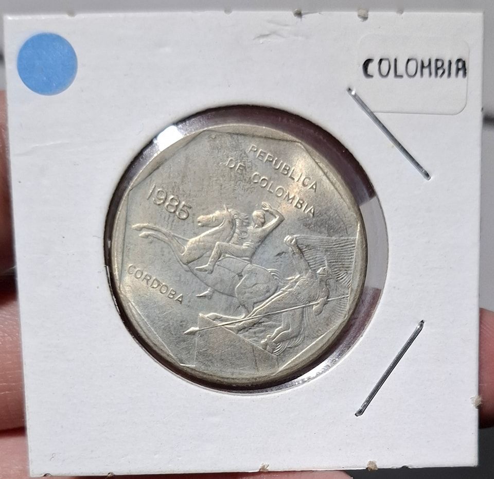 BA13 Republica de Colombia 1985 Cordoba Moneda