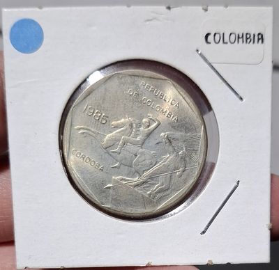 BA13 Republica de Colombia 1985 Cordoba Moneda