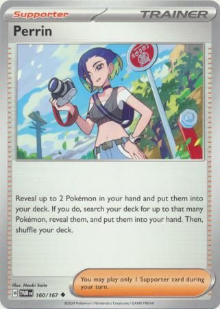 Perrin - 160/167 - Uncommon Scarlet and Violet: Twilight Masquerade Singles