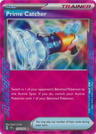 SH Prime Catcher - 157/162 - Ace Rare Scarlet &amp; Violet: Temporal Forces Singles