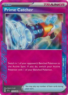 SH Prime Catcher - 157/162 - Ace Rare Scarlet &amp; Violet: Temporal Forces Singles