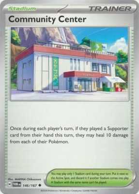 Community Center - 146/167 - Uncommon Scarlet and Violet: Twilight Masquerade Singles