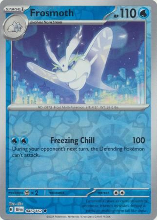 Frosmoth - 046/162 - Common Reverse Holo Scarlet &amp; Violet: Temporal Forces Reverse Holo Singles