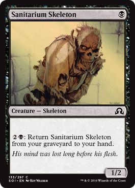 Sanitarium Skeleton 133/297 Shadows over Innistrad Singles