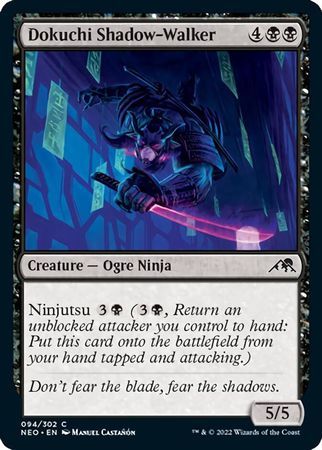 Dokuchi Shadow-Walker 094/302
Kamigawa Neon Dynasty Singles
