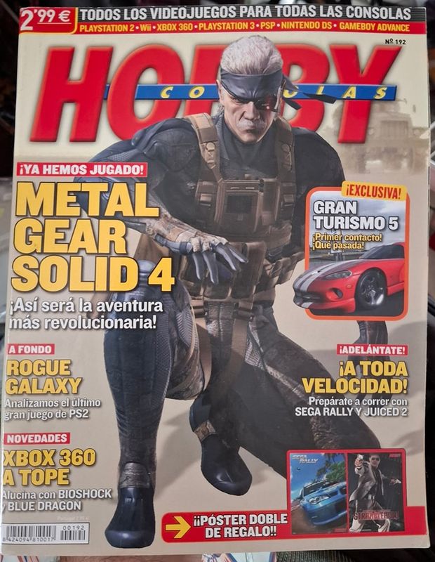 BA14 Hobby Consolas Numero 192 Revista Metal Gear Solid 4