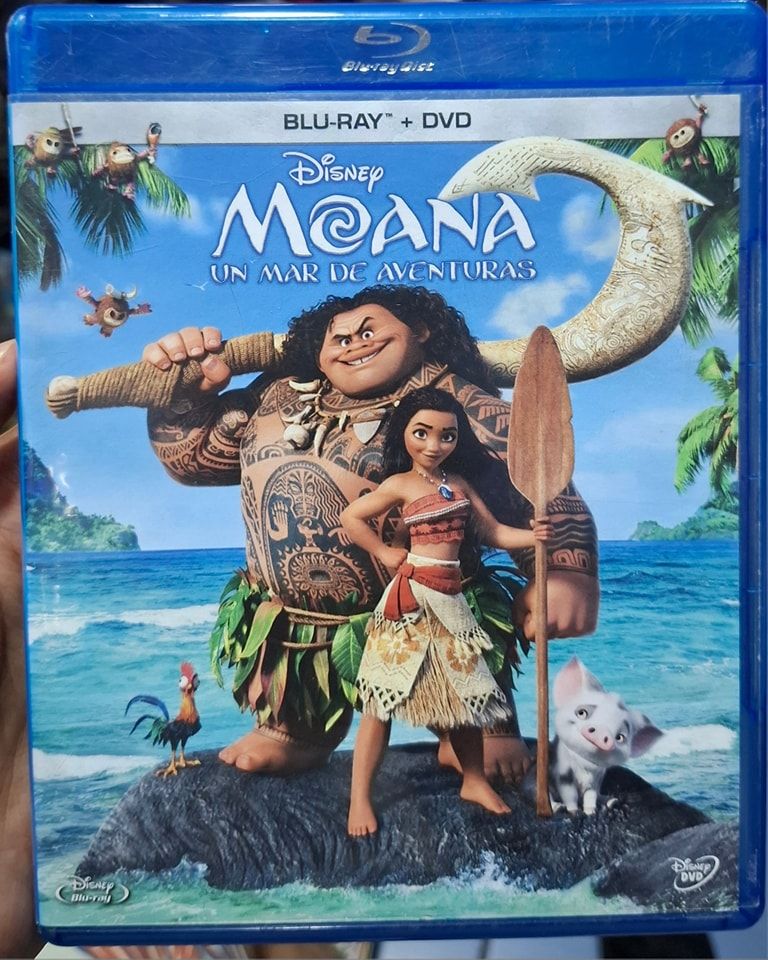 BA15 Moana Un Mar de Aventuras Blu Ray Usado Completo