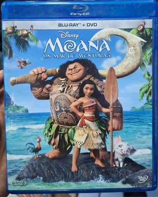 BA15 Moana Un Mar de Aventuras Blu Ray Usado Completo