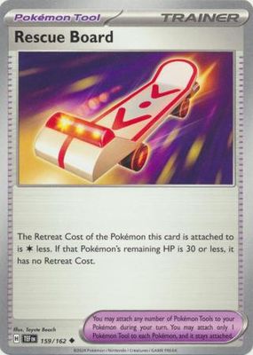 SJ Rescue Board - 159/162 - Uncommon Scarlet &amp; Violet: Temporal Forces Singles