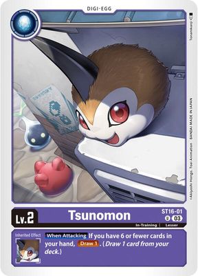 Tsunomon - Starter Deck 16: Wolf of Friendship (ST-16)
Starter Deck 16: Wolf of Friendship