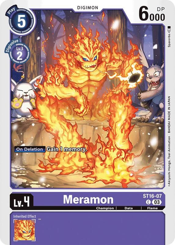 Meramon - Starter Deck 16: Wolf of Friendship (ST-16)
Starter Deck 16: Wolf of Friendship
