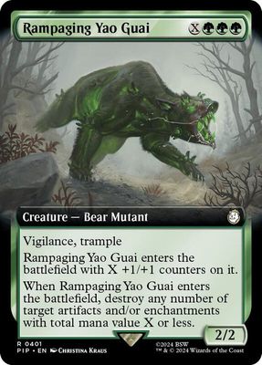 SJ Rampaging Yao Guai (Extended Art) - Universes Beyond: Fallout (PIP)
Universes Beyond: Fallout Foil